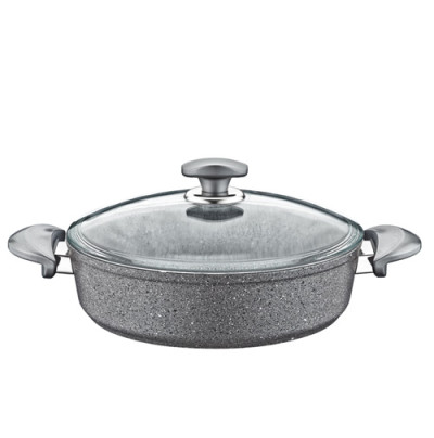 3310.01.02 Granite Low Pan Cooking Pot 24x7.5 (2.75Ltr)